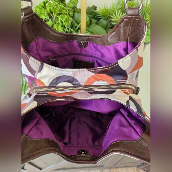 Coach Multicolor Signature Tote Bag - Picture 10 of 13